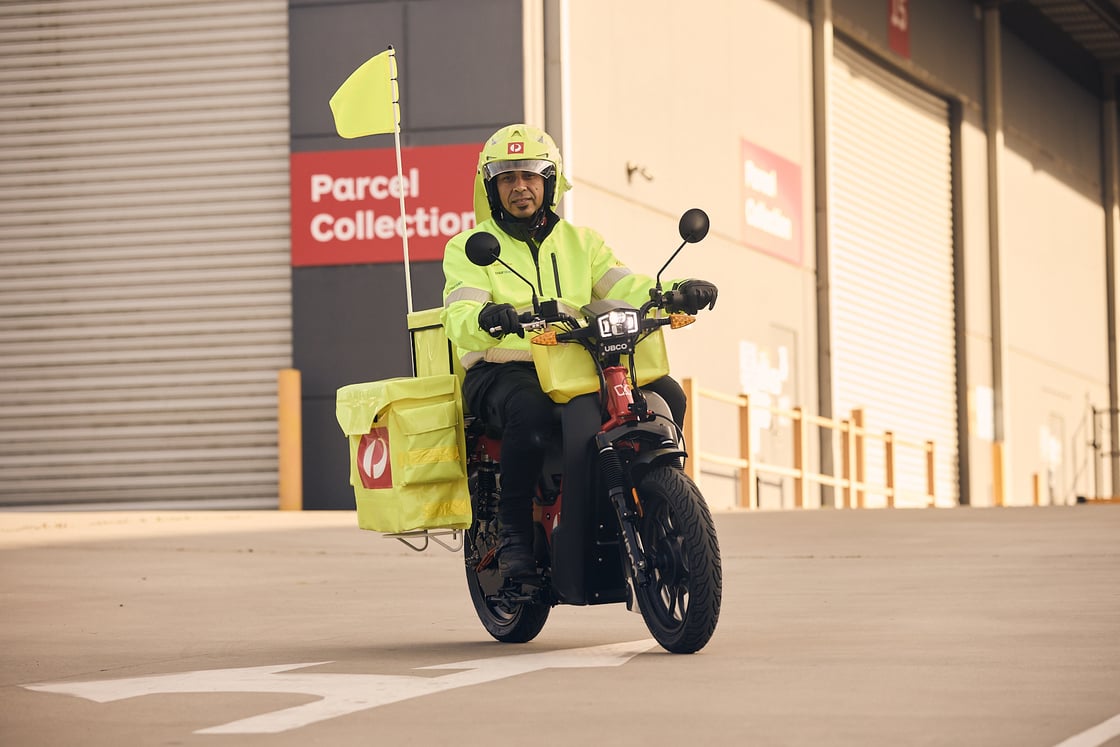UBCO DUTY Aus Post rider depot